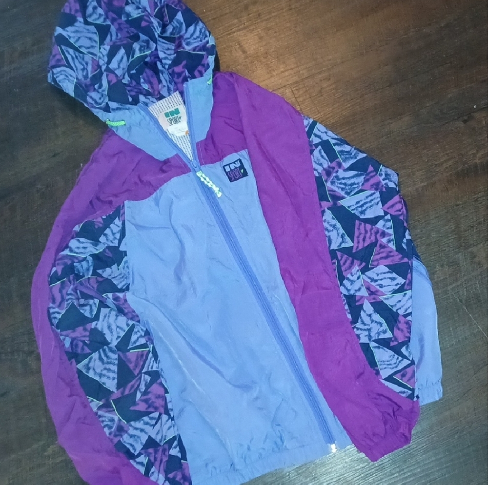 Vintage Purple In Sport Sweat Suit Jacket